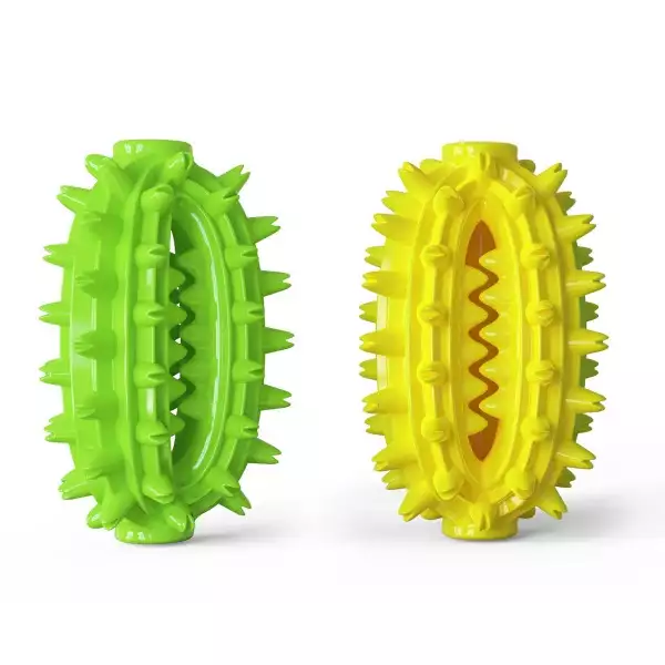 Cactus Dog Toothbrush Chew Toy | Floating Dental Ball with Cotton Rope | Wholesale