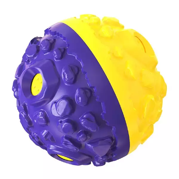 Squeaky Meteorite Dog Chew Ball | 3 Sounds + Hard Shell Core | Wholesale