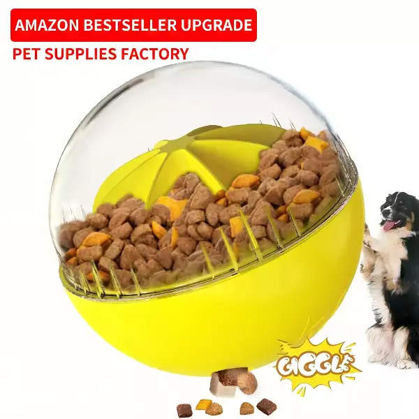 3-Speed Adjustable Treat Dispensing Dog Ball | Funny Sound Puzzle Toy | Wholesale