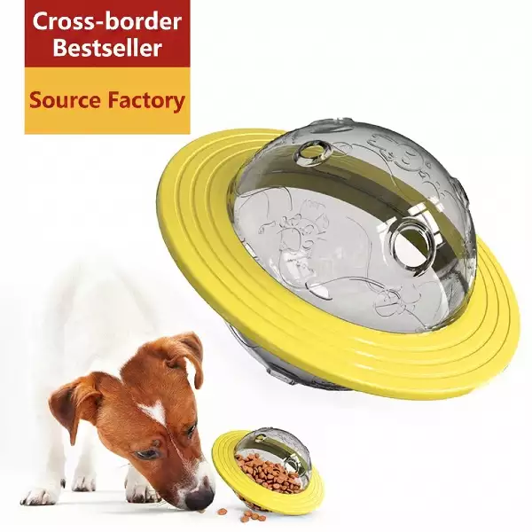 2-in-1 Flying Disc Dog Treat Dispenser | Anti-Bite Fetch Toy | Wholesale