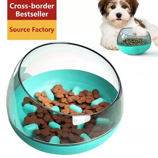 Non-Tip Slow Feeder Dog Bowl | Tumbler Base for Large Dogs & Puppies | Wholesale