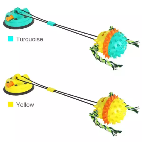 Pet Toy Manufacturer | Heavy Duty Dog Tug Toy with Suction | OEM Wholesale