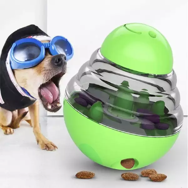Slow Feeder Wobble Toy for Dogs and Cats: The Ultimate OEM Puzzle Feeder for Pet Obesity, Digestion & IQ Training