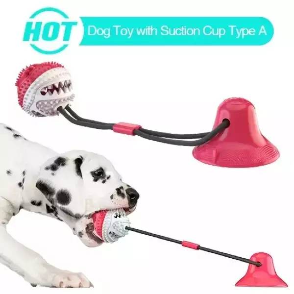 Suction Cup Dog Tug Toy for Aggressive Chewers: The Indoor Toy That Wears Dogs Out, Not Owners